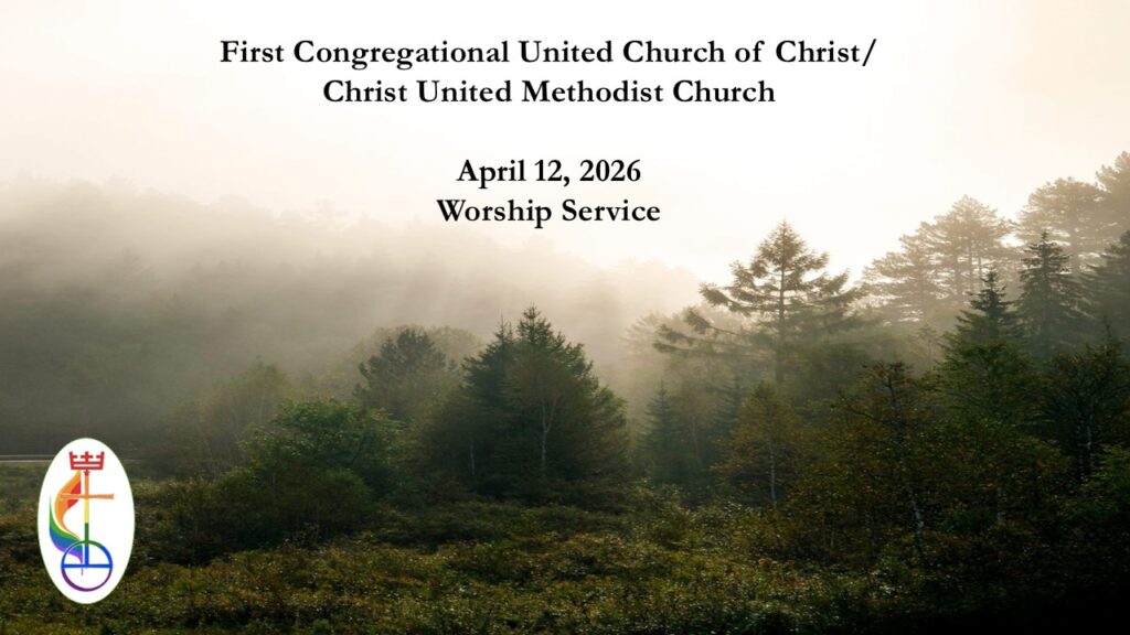 April 12 Worship Bulletin